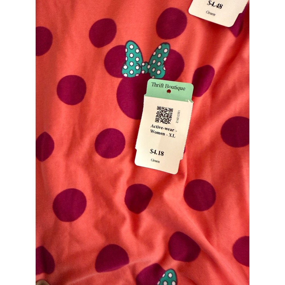 LuLaRoe Disney Minnie Mouse Polka Dot Leggings Tall & Curvy TC Pink Purple Teal